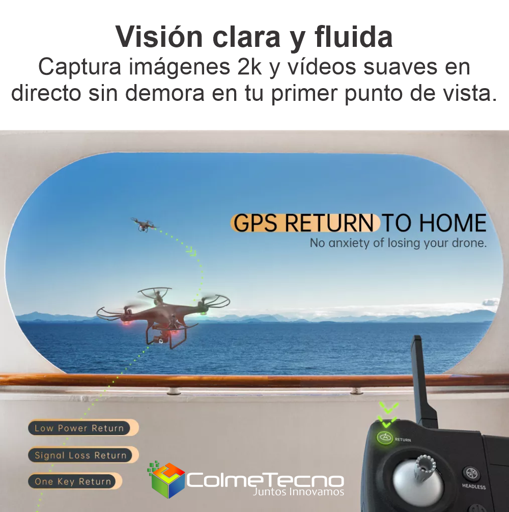 Drone Snaptain Gps Cámara Gimbal 5g